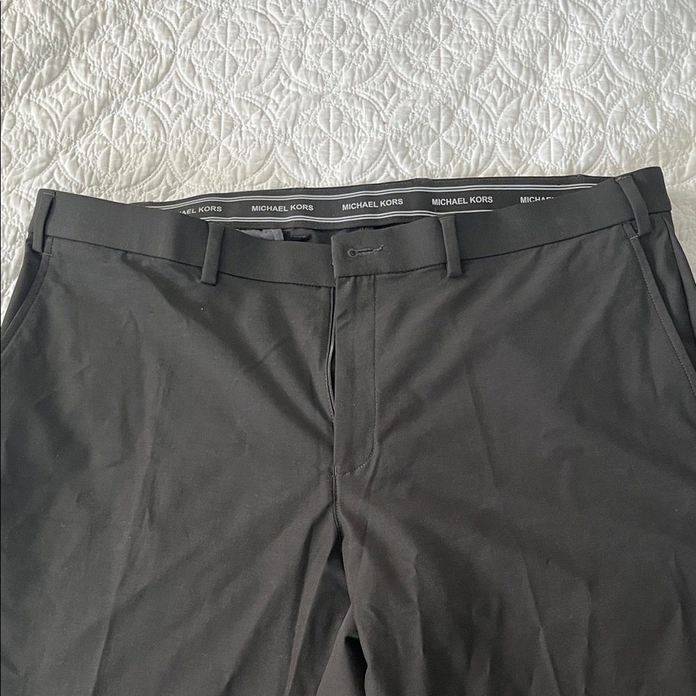 Michael Kors passport collection Bedford pants, lot of two pairs. Blue and olive